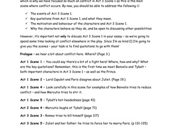 Romeo and Juliet: Conflict Resources