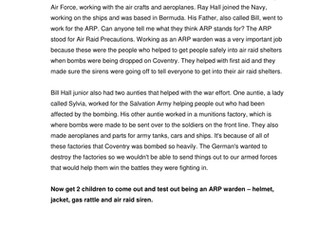 WW2 Local Lives/Home Front