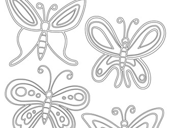 The Big Butterfly Count Colouring Poster