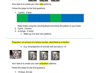Ratio and proportion
