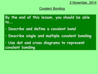 F321 - Covalent Bonding Lesson