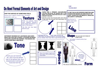 Formal Elements of Art and Design