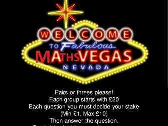 Maths Vegas Rounding level 4