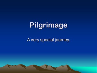 Pilgrimage Powerpoint