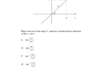 Higher Test 1 (Straight Line)
