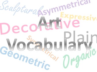 Art vocabulary