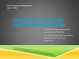 For-Profit or Not-For-Profit?