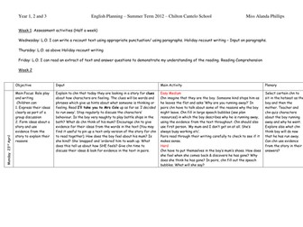 Year 2 and 3 English Termly Plans