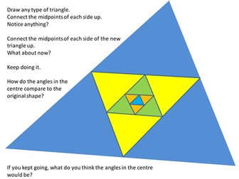 Interior angle sum investigation