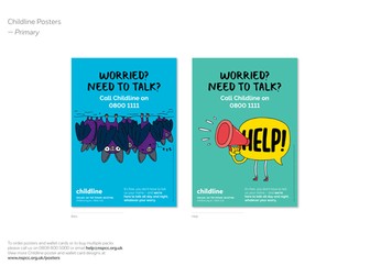 Childline posters and wallet cards - Primary