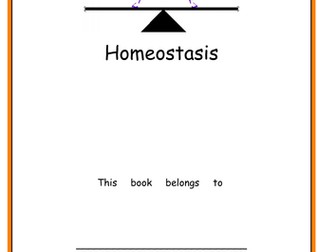Homeostasis booklet