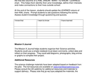 Mission X Train Like an Astronaut