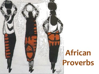 Proverbs from Ghana and South Africa