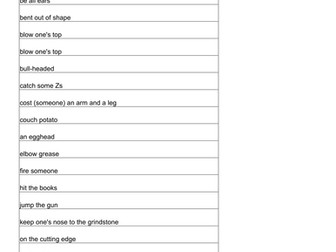 Understanding idioms