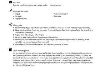 Fingerprint Forensics