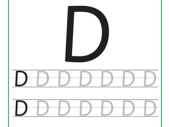 Letter Formation – The Letter D