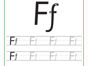 Letter Formation – The Letter F