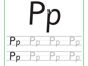 Letter Formation – The Letter P