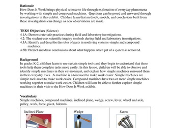 An Introduction to Simple Machines