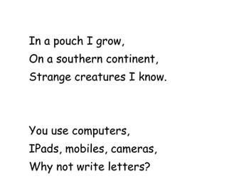 Haiku lesson plan and resources