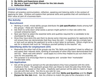 Charity Job Week KS2 - Lesson 2: We are a team