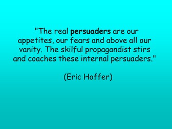 Persuasive writing techniques