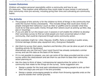 A Fair Day's Pay KS2 - Lesson 3: How can I Help?