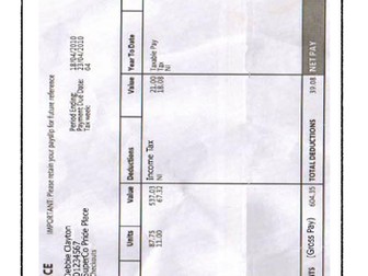 Factsheet: Payslip Deductions