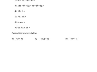 Simplifying Expressions