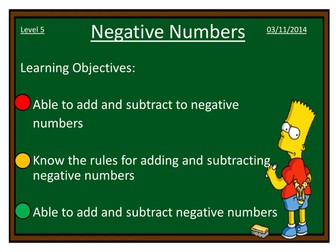 Adding and subtracting negative numbers