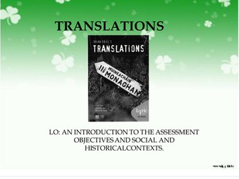 'Translations' L2 Anglo-Irish relations.