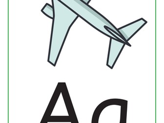 A-Z Classroom Display - Transport Theme