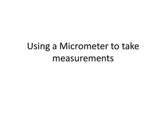 How to use a vernier scale