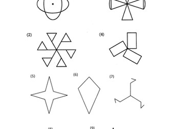 Rotational Symmetry worksheet