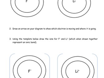 Ionic Bonding Worksheet