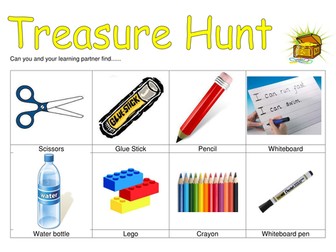 First day treasure hunt