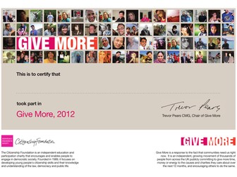 Give More - Free resources