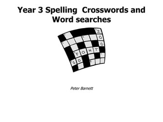 Y3 Spelling Crosswords and Word Searches