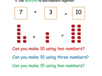 Simple multilink sheet for addition.