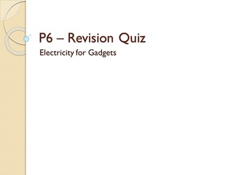 OCR Physics B Revision for P6