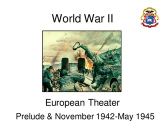 Interactive powerpoint map of WWII (slideshow)