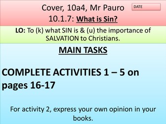 Unit 10 Catholic Christianity EDEXCEL LESSONS!