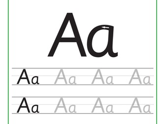 Serie Completa de Formación de Letras A-Z