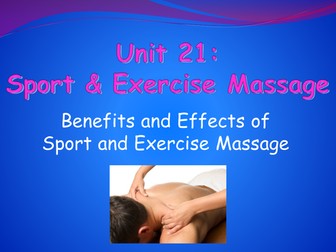 Sports Massage