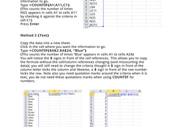 Using The COUNTIF Function In Excel