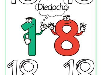 Formación de Números - Número 18