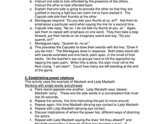 Macbeth Powerpoint & Resources for Act 1
