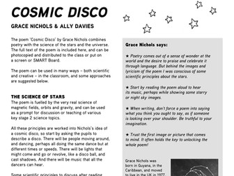 Grace Nichols' 'Cosmic Disco' (Poetry Society)