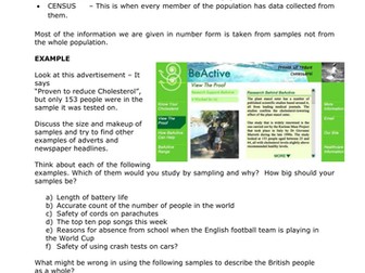Census Or Sample