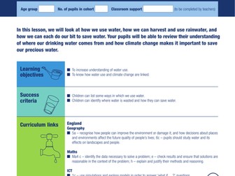 Raindrop recycling rocks!